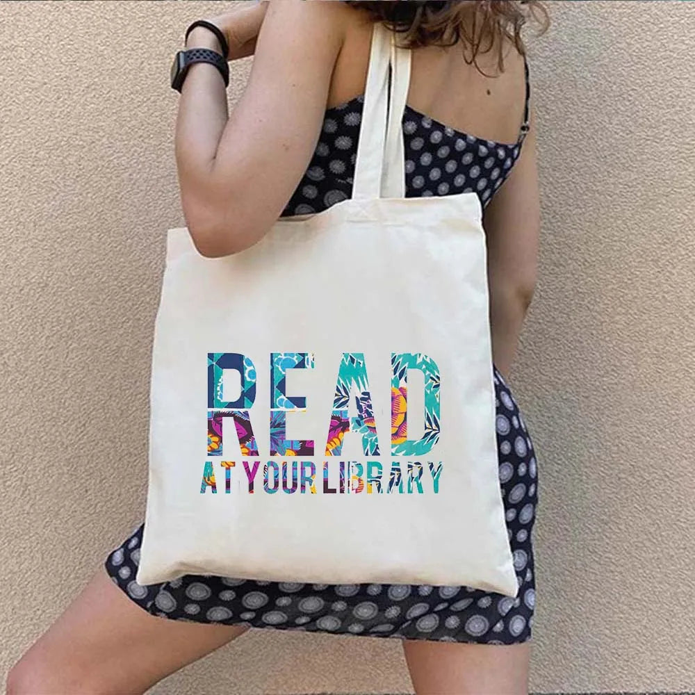 London Daunt Books Tote Bag Library Love Reading Shopping Bookish Students Women Canvas Tote Bag Cotton Travel BOOKSHOP Handbags