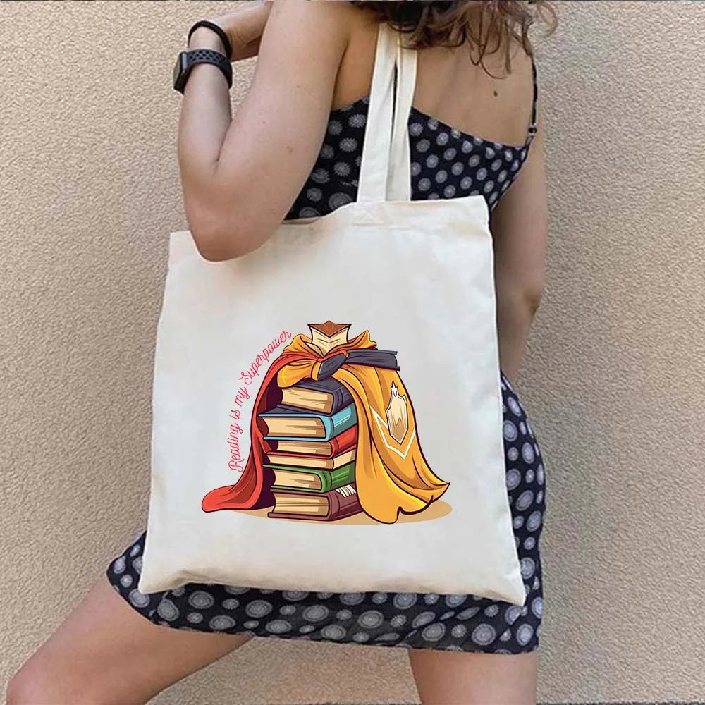 London Daunt Books Tote Bag Library Love Reading Shopping Bookish Students Women Canvas Tote Bag Cotton Travel BOOKSHOP Handbags