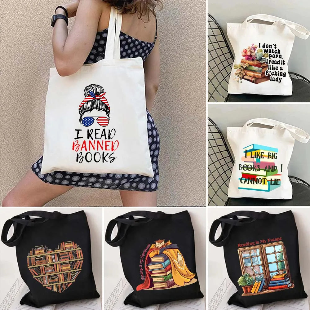 London Daunt Books Tote Bag Library Love Reading Shopping Bookish Students Women Canvas Tote Bag Cotton Travel BOOKSHOP Handbags